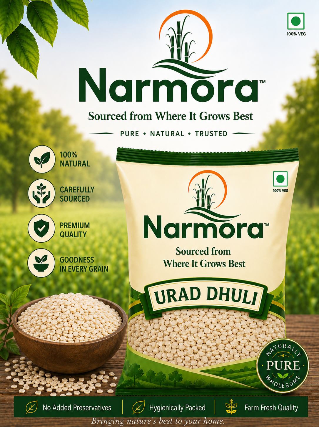 Urad Dal Dhuli